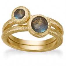 RABINOVICH RING MET LABRADORIET - 50116