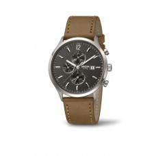 BOCCIA TITANIUM HERENHORLOGE MET LEDER BAND - 61469