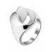 ZILVEREN RING POLY/SCRATCH