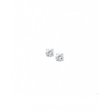 ZILVEREN SOLITAIR OORSTEKER