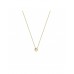 GOUDEN COLLIER MET RONDE ZIRKONIA HANGER