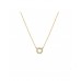GOUDEN COLLIER MET HANGER