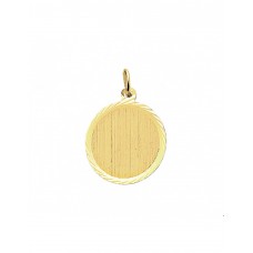 GOUDEN  GRAVEERPLAAT HANGER