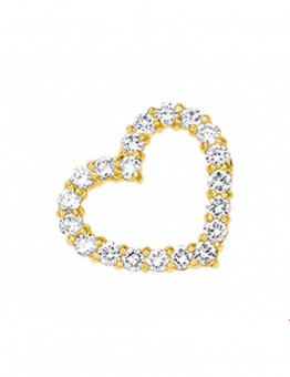 GOUDEN HANGER MET ZIRKONIA