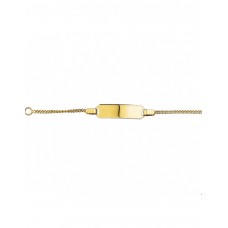 GOUDEN BABYPLAATARMBAND