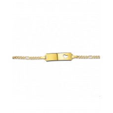 GOUDEN BABYPLAATARMBAND