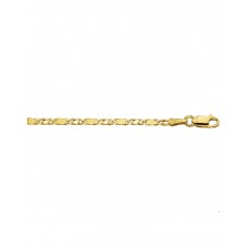 14 KARAAT GEELGOUDEN ARMBAND VALKENOOG 2,1 MM