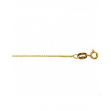 14 KARAAT GEELGOUDEN COLLIER VENETIAANS 38 CM 0,8 MM