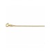 14 KARAAT GEELGOUDEN COLLIER GOURMET 42 CM 1,2 MM