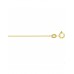 14 KARAAT GEELGOUDEN COLLIER ANKER 41-45 CM 1,0MM 14 KARAAT GEELGOUDEN COLLIER ANKER 41-45 CM 1,0MM