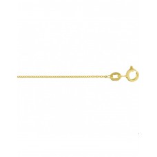 14 KARAAT GEELGOUDEN COLLIER ANKER 41-45 CM 1,2 MM