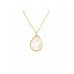 GOUDEN KETTING MET PARELMOER HANGER