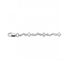 ZILVEREN ARMBAND MET ZIRCONIA