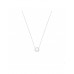WITGOUDEN CHOKER OPEN CIRCEL MET ZIRKONIA
