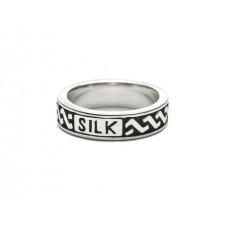ZILVER SILK KNOKKELRING