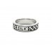 ZILVER SILK KNOKKELRING