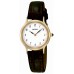 SEIKO DAMES HORLOGE LEDEREN BAND