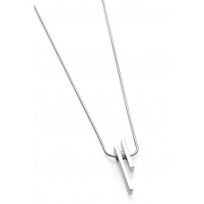 ZILVEREN  YO DESIGN COLLIER ''SPY''