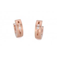 ZILVER ROSE VERGULD YO DESIGN CREOLEN DIGITAL - 60567