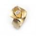 GEELGOUDEN CARDILLAC RING MET 0.25CRT VVS W - 59224