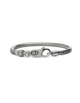 ZILVEREN SILK ARMBAND 330 MET ZIRKONIA