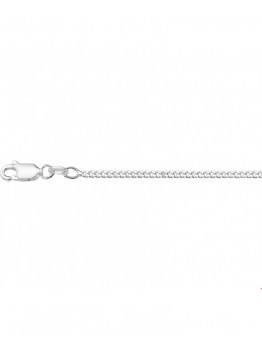 ZILVEREN GOURMETTE KETTING