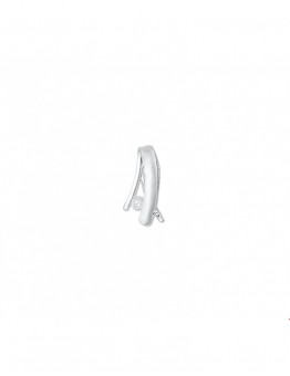ZILVEREN HANGER MET ZIRKONIA