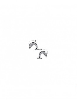 ZILVEREN DOLFIJN OORSTEKER