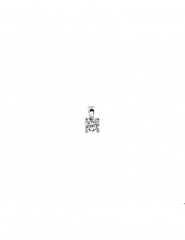 ZILVEREN SOLITAIR HANGER