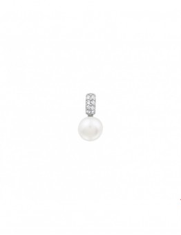ZILVEREN PAREL HANGER MET ZIRKONIA