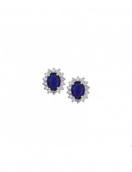 ZILVEREN LADY DI OORKNOPPEN