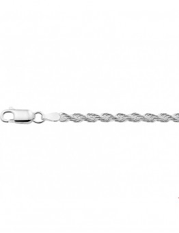 ZILVEREN KOORD COLLIER