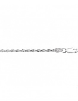 ZILVEREN KOORD COLLIER