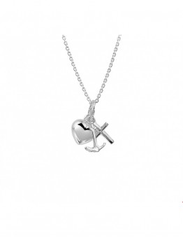 ZILVEREN KETTING MET G.H.L