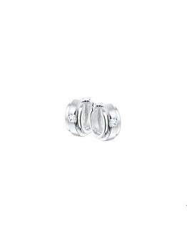 ZILVEREN CREOLEN MET ZIRKONIA