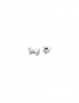 ZILVEREN HART OORSTEKER