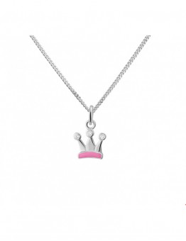 ZILVEREN KETTING MET KROONTJE