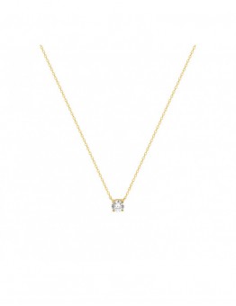 GOUDEN CHOKER MET ZIRKONIA