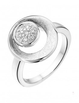 ZILVEREN RING MET ZIRKONIA