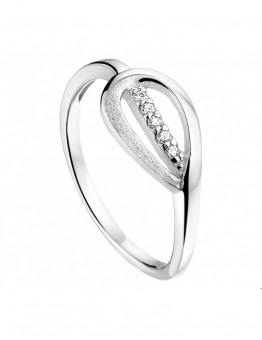 ZILVEREN RING MET ZIRKONIA