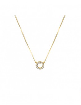 GOUDEN COLLIER MET HANGER