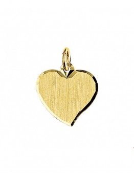 GOUDEN  HANGER HART GRAVEERBAAR