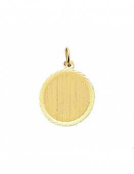 GOUDEN  GRAVEERPLAAT HANGER