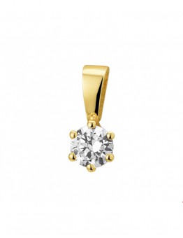 GOUDEN HANGER MET ZIRKONIA