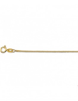 14 KARAAT GEELGOUDEN COLLIER GOURMET 42 CM 1,2 MM