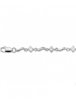 ZILVEREN ARMBAND MET ZIRCONIA