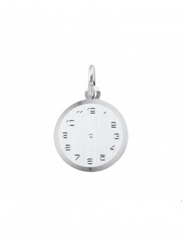 ZILVEREN HANGER KLOK