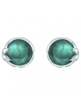 ZILVEREN RABINOVICH OORKNOPPEN MET LABRADORIET - 61271