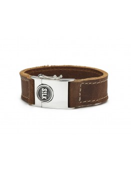 SILK ARMBAND 839 COGNAC