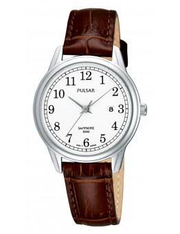 PULSAR STALEN DAMES HORLOGE MET SAFFIER GLAS